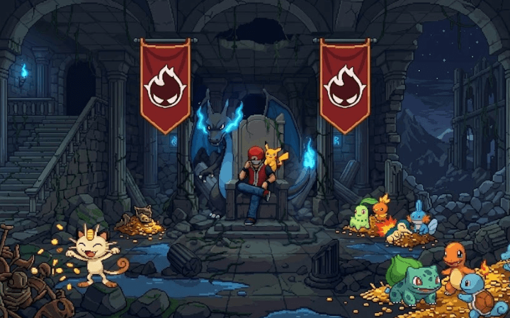 Black hole hero background